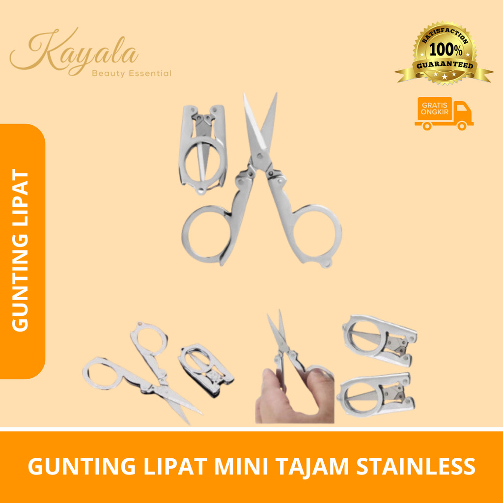 

GUNTING LIPAT MINI TAJAM STAINLESS