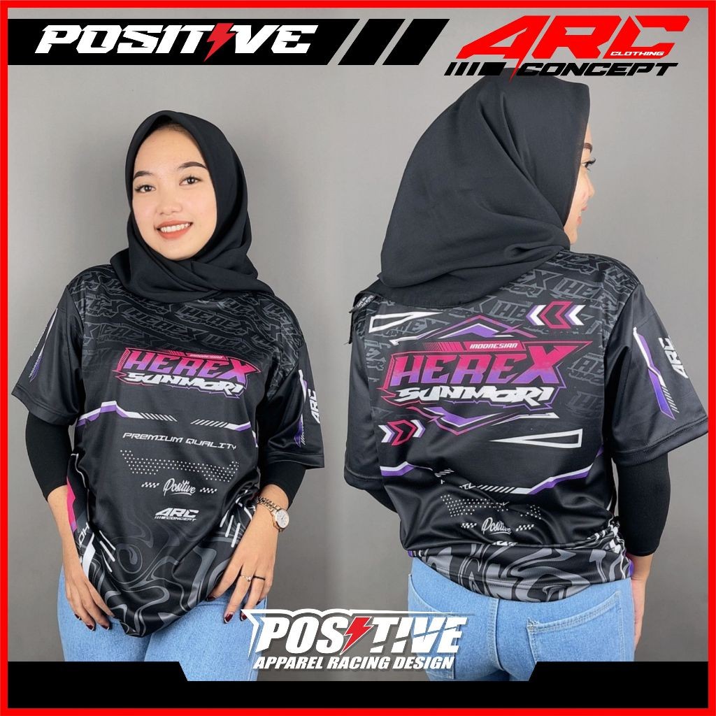 Jersey Racing / kaos balap Racing Mesin Herex - Baju  Herex Sunmori
