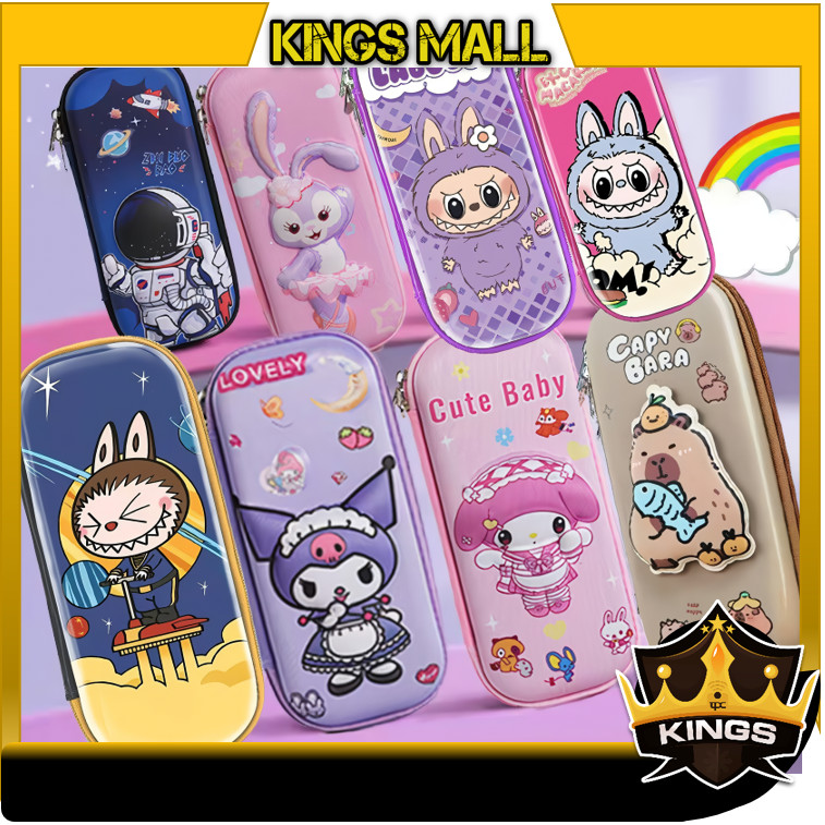 

Kings - S6589 Pencil Case Anak / Kotak Pensil Anak / Kotak Pensil Kartun Lucu / Kotak Pensil 3D Unisex / Tempat Alat Tulis Kartun