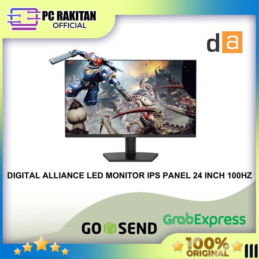 DIGITAL ALLIANCE LED MONITOR IPS PANEL 24 INCH 100HZ