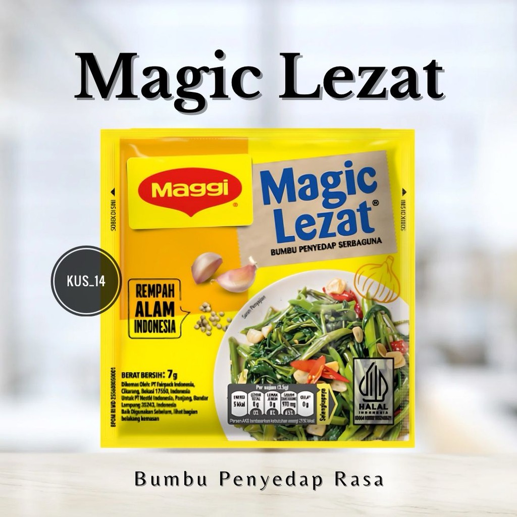 

MAGGI MAGIC LEZAT 7gr / Penyedap Serbaguna