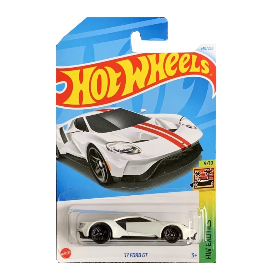 Hot Wheels / HotWheels '17 FORD GT - Putih Polos