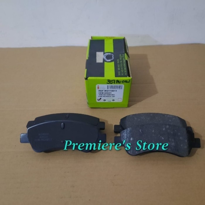 kampas rem depan peugeot 207 307 BARU