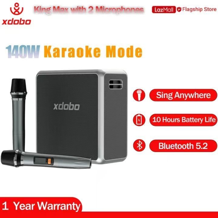 Xdobo Speaker Nirkabel Bluetooth 140W Speaker Without microphone Super Bass Portabel Daya Tinggi  un