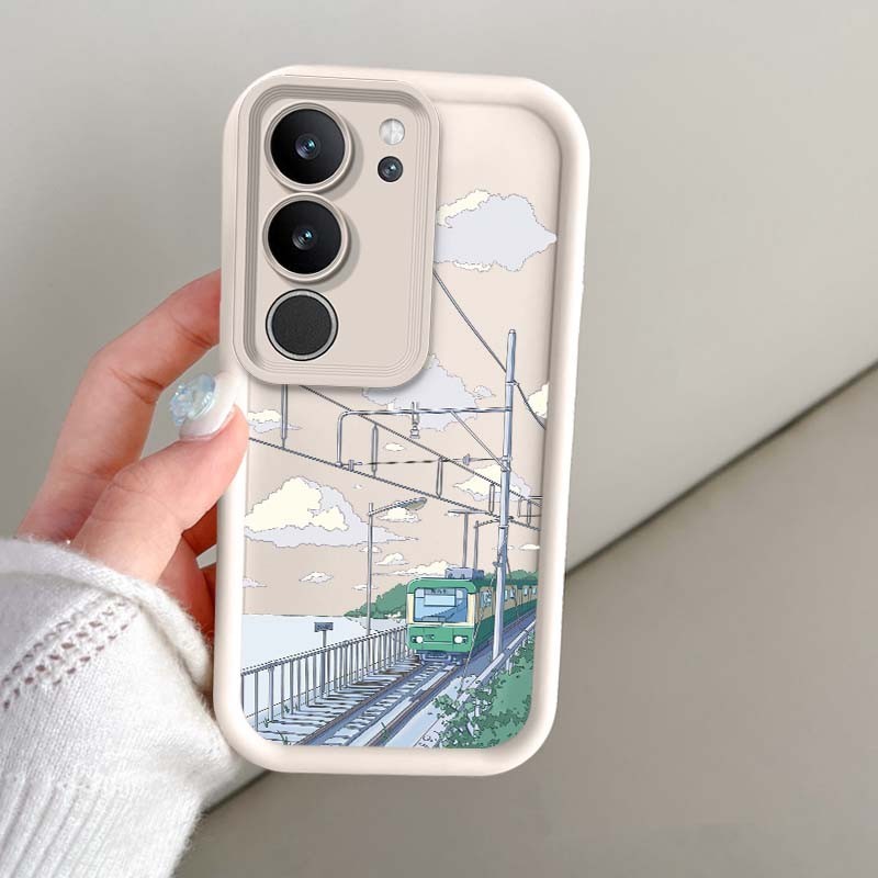 Casing For VIVO V29 Z1x Z5i V15 V23 5G V23e 4G 5G V25 5G V25e V27 V27 Pro V27e VIVO 5G Case HP Softc