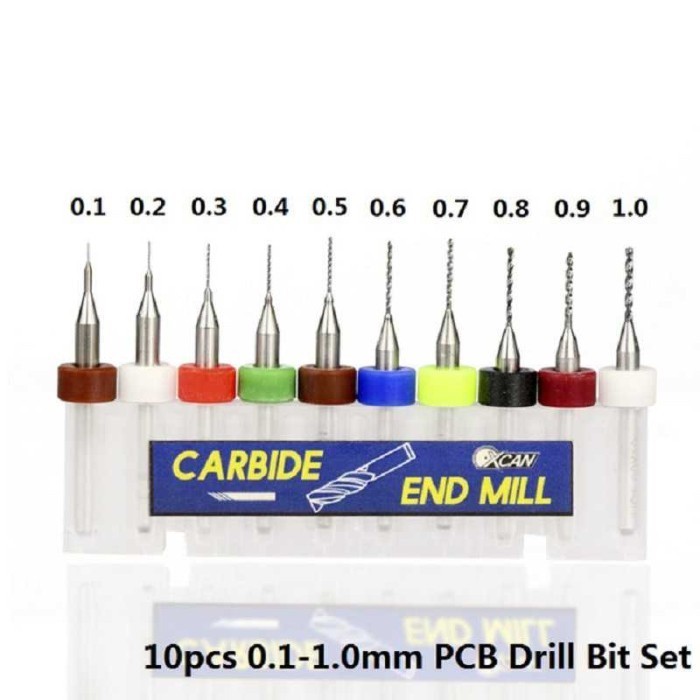 

PLGI Mata Bor Mini Tungsten Carbide for Circuit Board 10 PCS C410HV