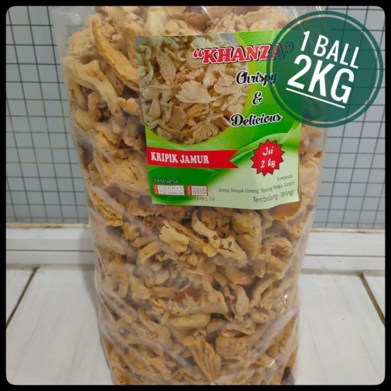 jamur crispy 1 ball 2kg jamur tiram crispy