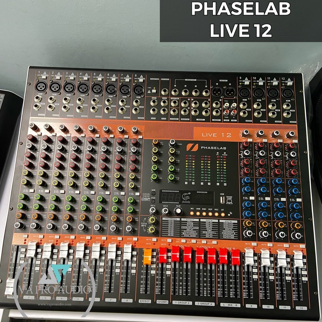 SPESIAL PROMO 70% Mixer audio phaselab live 12 16 24 channel