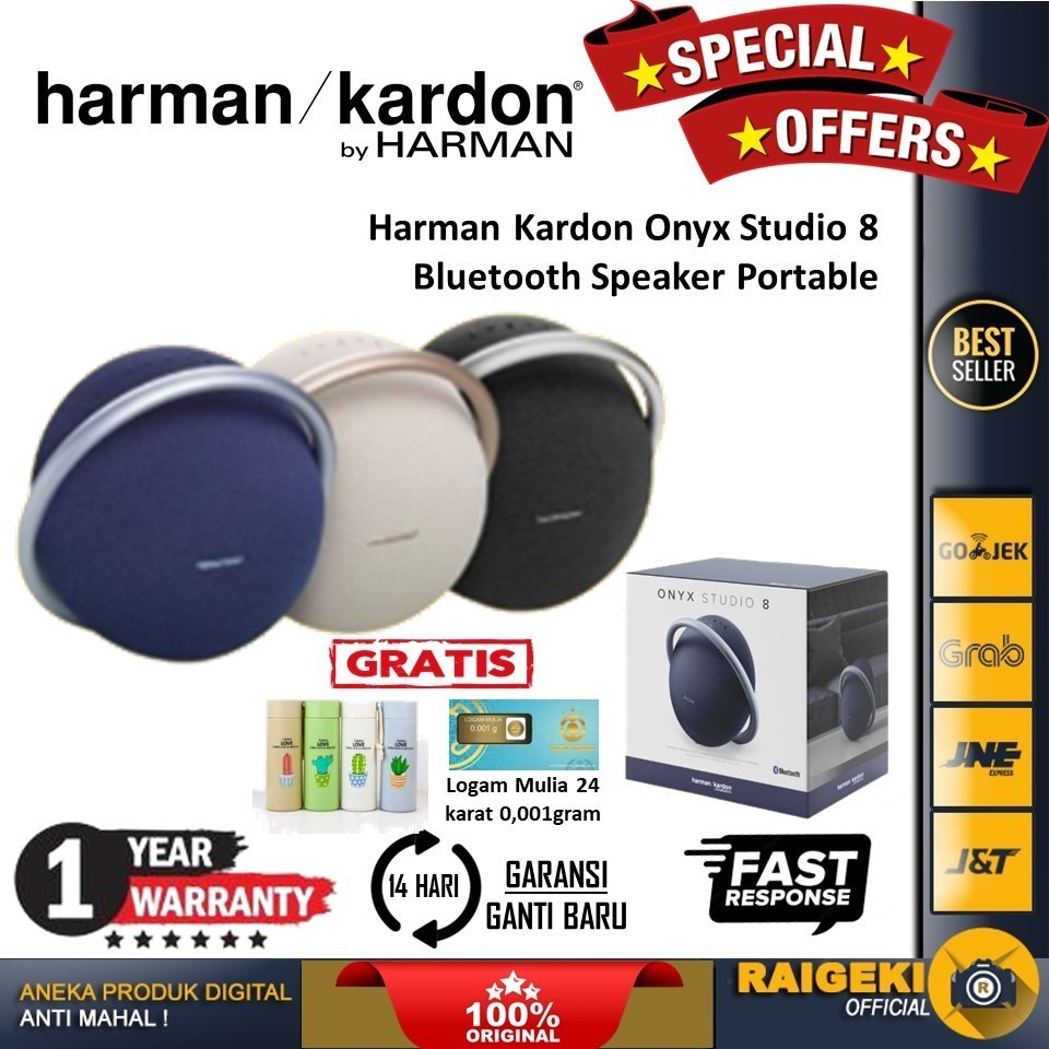 BIG SALE Harman Kardon Onyx Studio 8 Bluetooth Portable Speaker Original