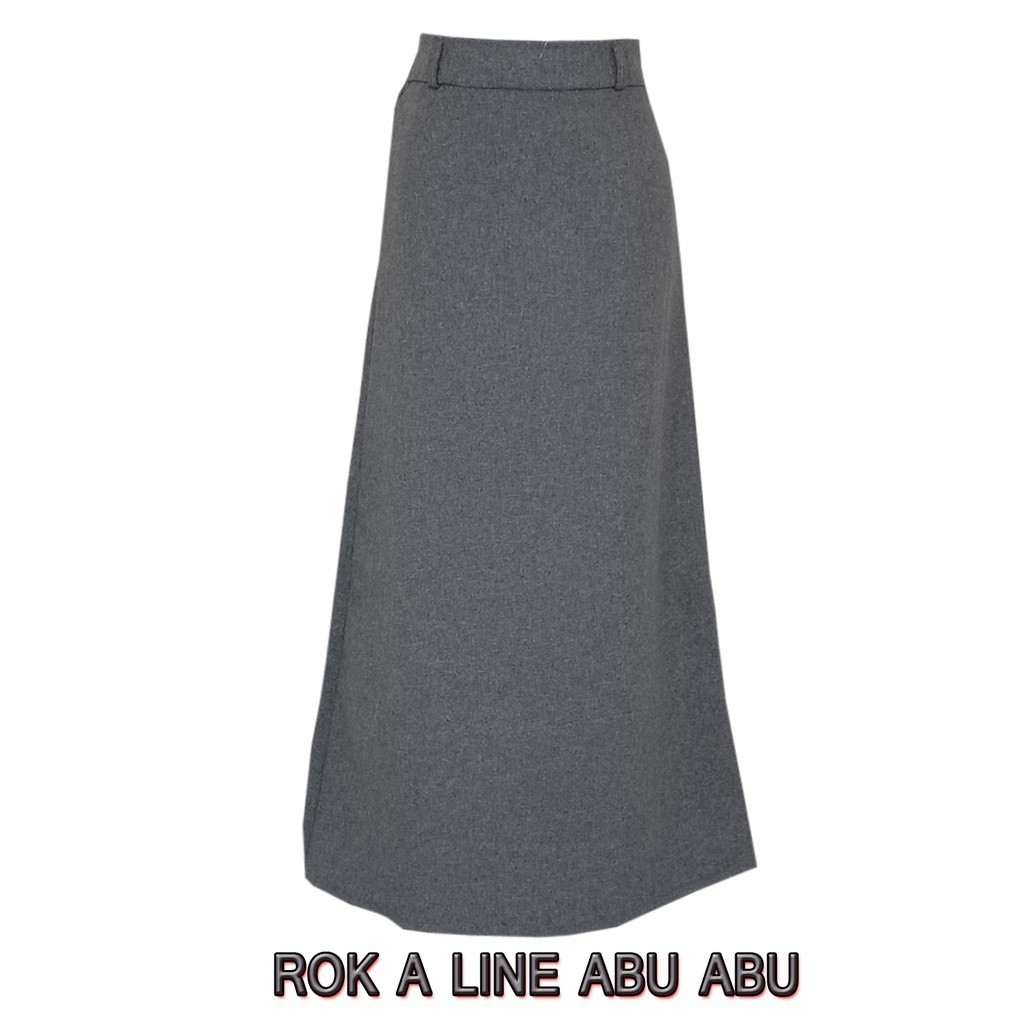 discount rok a line panjang polos formal kerja kantor / rok kerja panjang hitam a bahan formal
