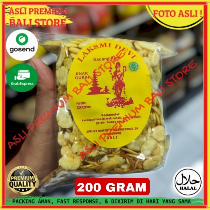 

OLEH OLEH MAKANAN CEMILAN CAMILAN SNACK KULINER KHAS ASLI ORI ORIGINAL BALI KACANG KORO 200 GRAM GR