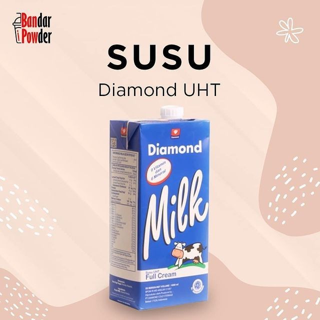 

Susu Diamond UHT 1 Liter Full Cream - Diamond Milk UHT - Bandar Powder