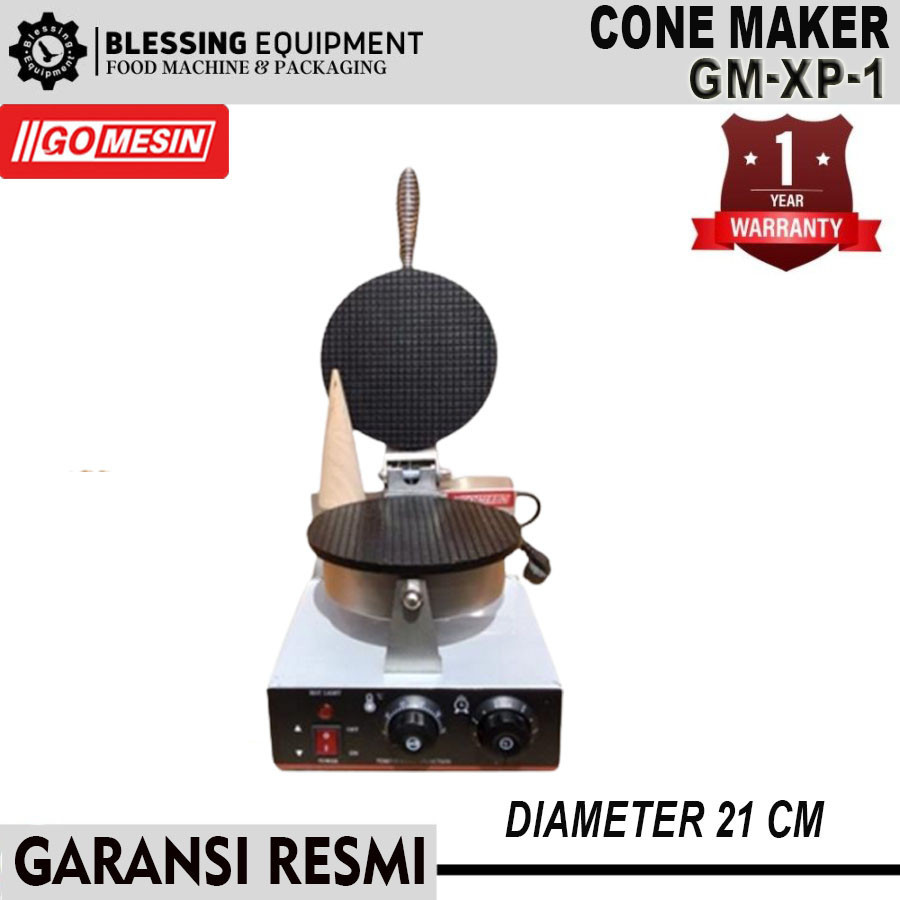 CONE WAFLE MAKER GOMESIN GM-XP-1 / GM XP1 MESIN CETAK CONE ICE CREAM / ES KRIM