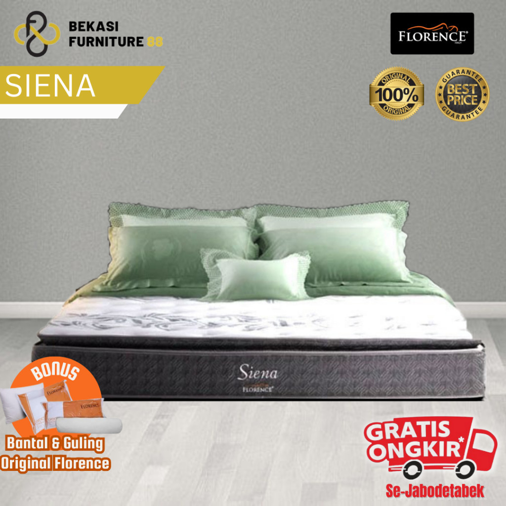 FLORENCE Springbed Hanya Kasur ( Siena ) Mattress Only uk 100,120,160,180,200x200