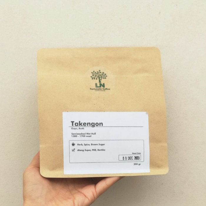 

Aceh Gayo Takengon Semi Wash Biji Kopi Arabika 200gr