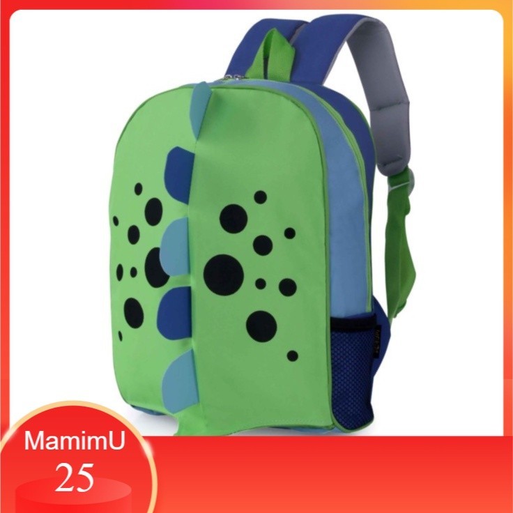 Tas Backpack Ransel Selempang Punggung Anak Perempuan Wanita Pria SD TK Dinosaurus NC IDS 390 D300 I