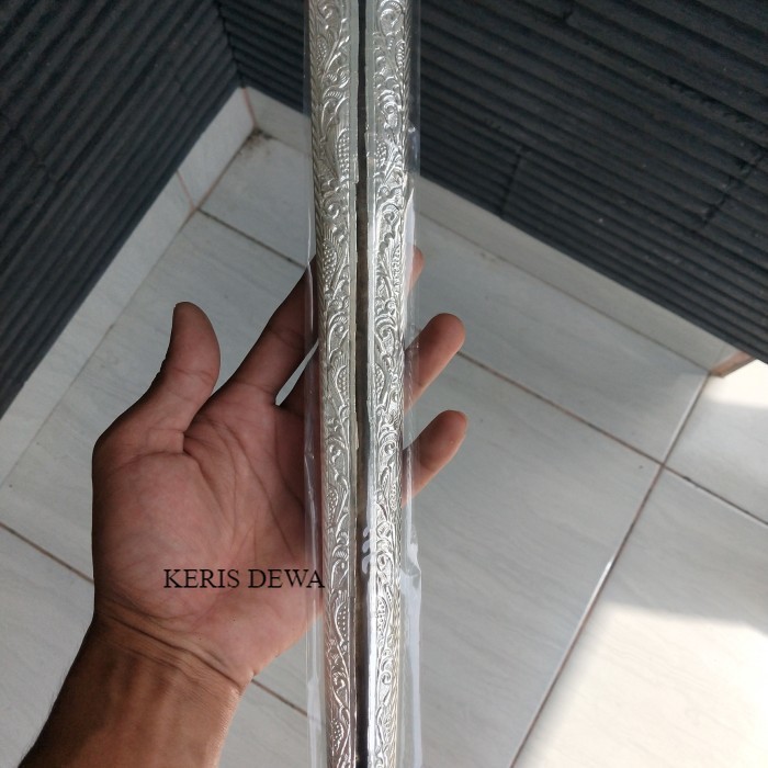 

Pendok blewah solo tebal 0,3mm lapis perak antik