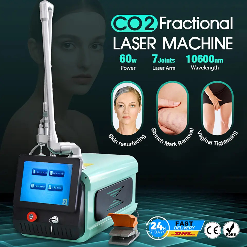 laser co2 fractional alat laser penghilang bekas luka laser bekas jerawat laser stretch mark alat kl