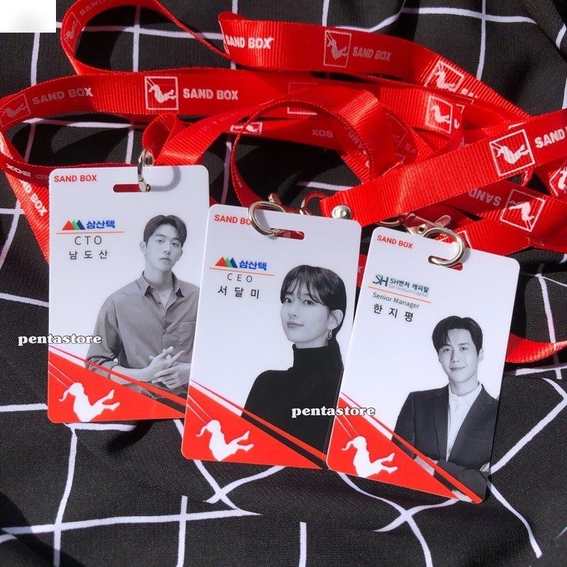 Tali Lanyard SANDBOX Aksesoris Custom Lanyard Gantungan Kunci HP POD Lanyard Tali ID Card