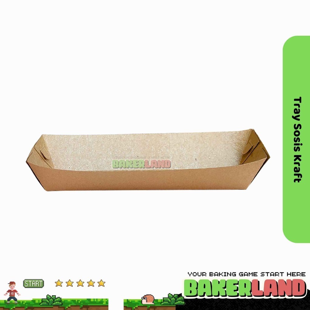 Paper Tray Sosis / Dus Sosis / Dus Hotdog / Paper Tray Sosis Bakar