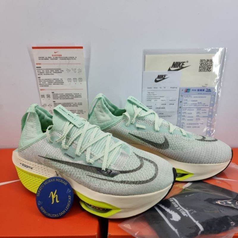 Sepatu Olahraga Lari Running Shoes Nike Air Zoom Alphafly Next% 2 Anti Licin Terlaris By Sepatumurah