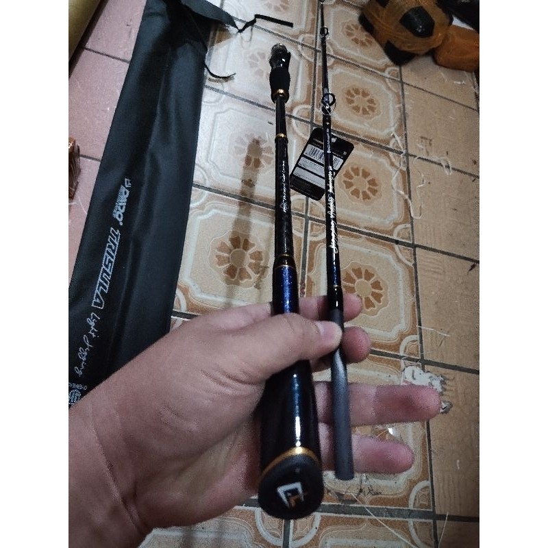 joran daido versi biru jigging trisula light jigging PRO SERIES 602 jigging carbon