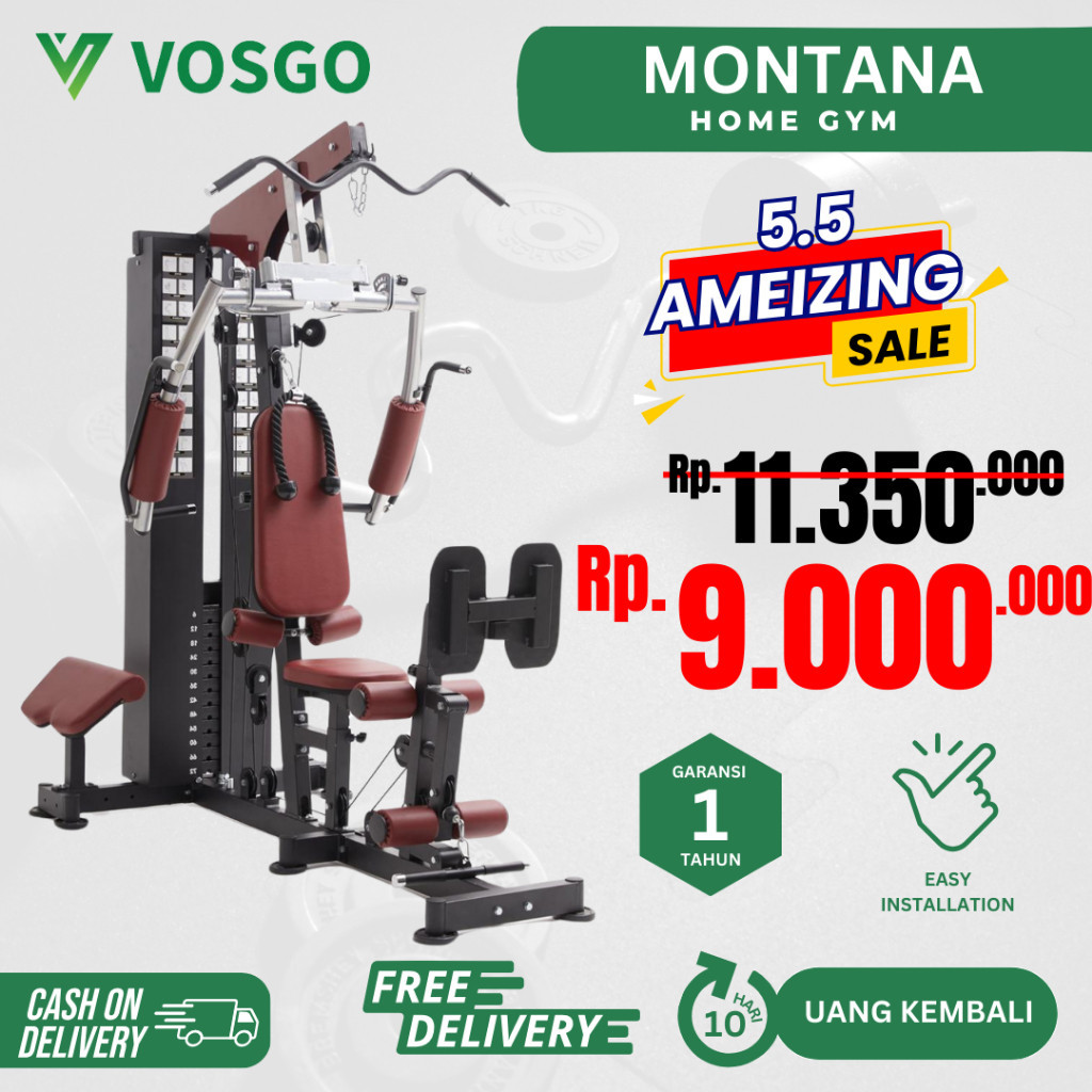 BIG SALE Alat Finess Home Gym 1 SIsi Vosgo Montana