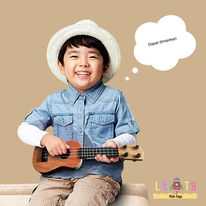 Mainan Musik Gitar Anak Gitar Senar Mainan Belajar Musik Bayi Tangga Nada Stem Lucu