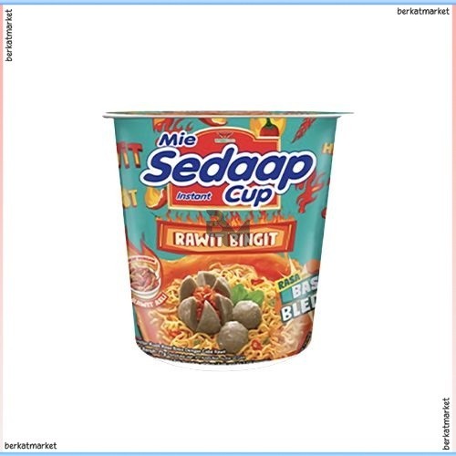 

MIE KUAH SEDAAP MIE INSTAN CUP RAWIT BINGIT BASO BLEDUK 77G