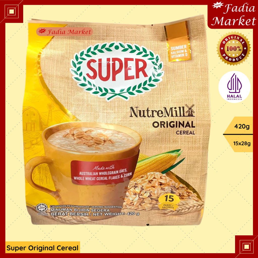 

Super Cereal Original Nutremill Malaysia 15x28g 420g
