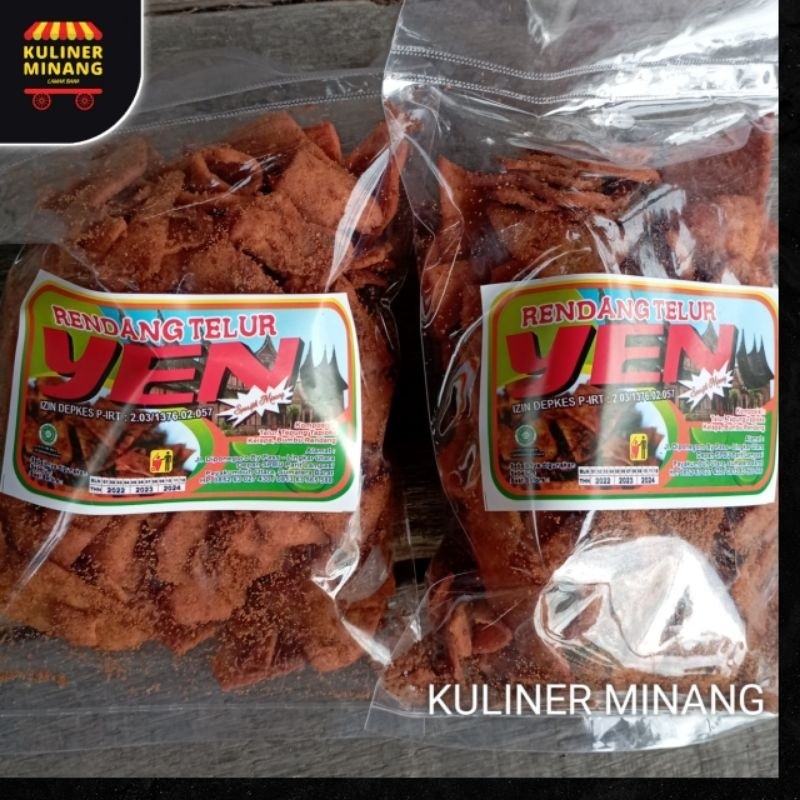 

Rendang Telur Yen Cemilan Khas Kuliner Minang