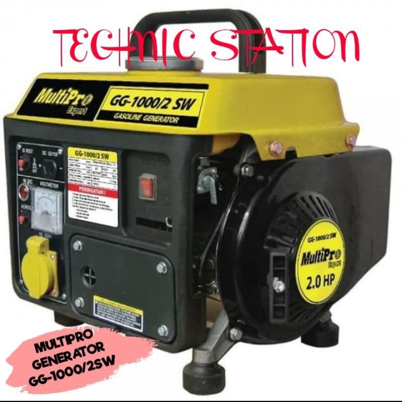Mesin Genset Listrik 1000 Watt GG-1000/2SW Multipro GG1000/2SW