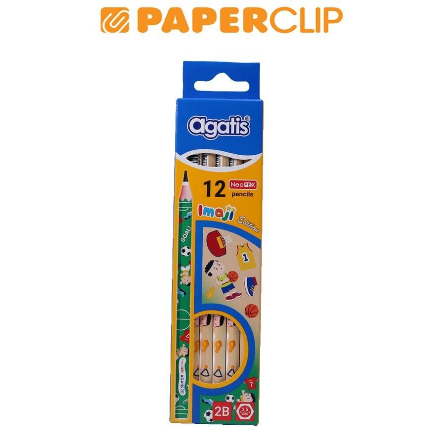

PENSIL AGATIS NEOPEX GHN-2BW7-120 2B ISI 12 IMAJI EDITION - SPORT