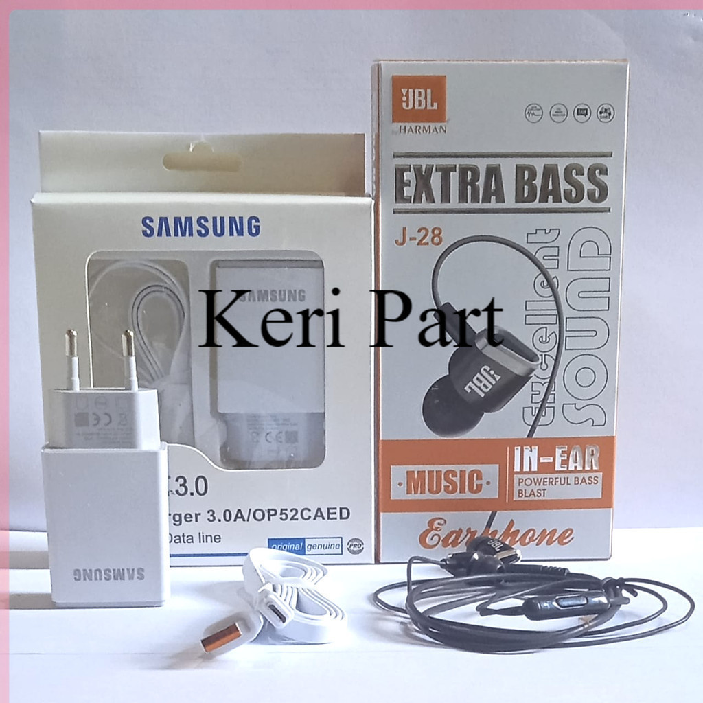 CHARGER + HENSET JB-L J-28  SAMSUNG J2 PREM J3 J5 J310 J510 GRAND PRIME ORI CHARGER CASAN HP