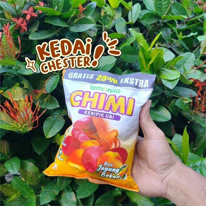 

45GR - LEMONILO CHIMI KERIPIK UBI JAGUNG BALADO, KARAMEL MENTEGA, JAGUNG BAKAR - Karamel Mentega