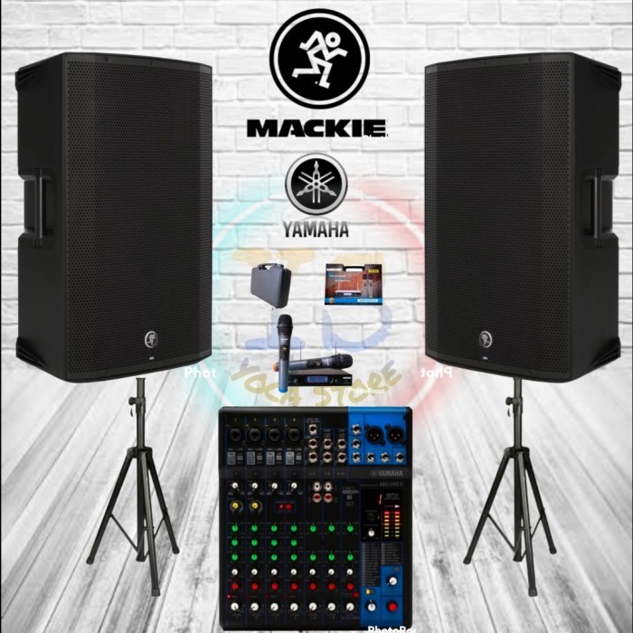Paket Sound Profesional Outdoor MACKIE 15 Inch Cocok Buat Cafe Outdoor