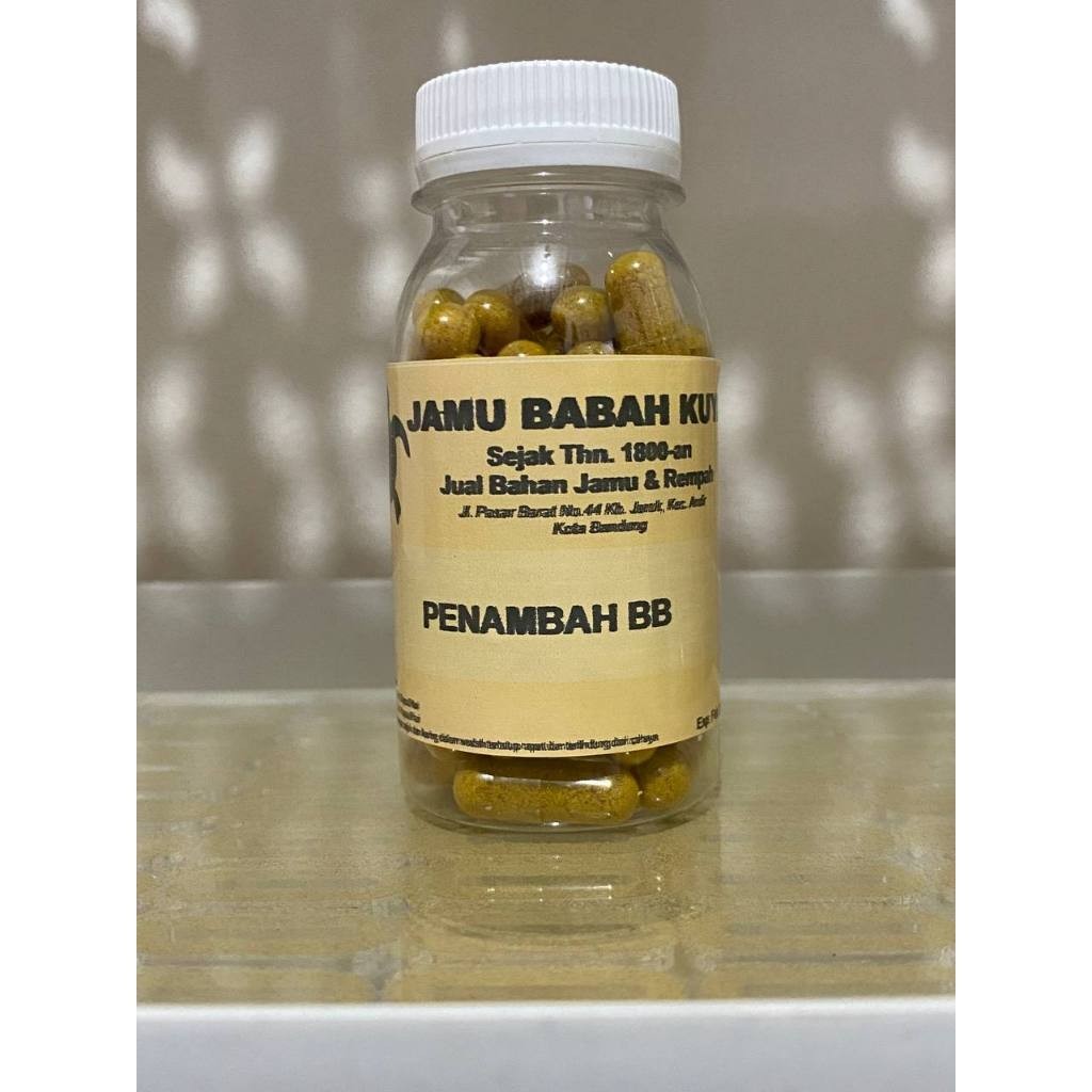 

Jamu Babah Kuya - Penambah Berat Badan (50 Kapsul) Herbal