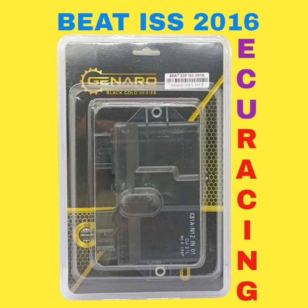 ECU JUKEN RACING BEAT ESP ISS 2016 KODE K81A- N12 IN 01 ECU RACING BEAT 2016