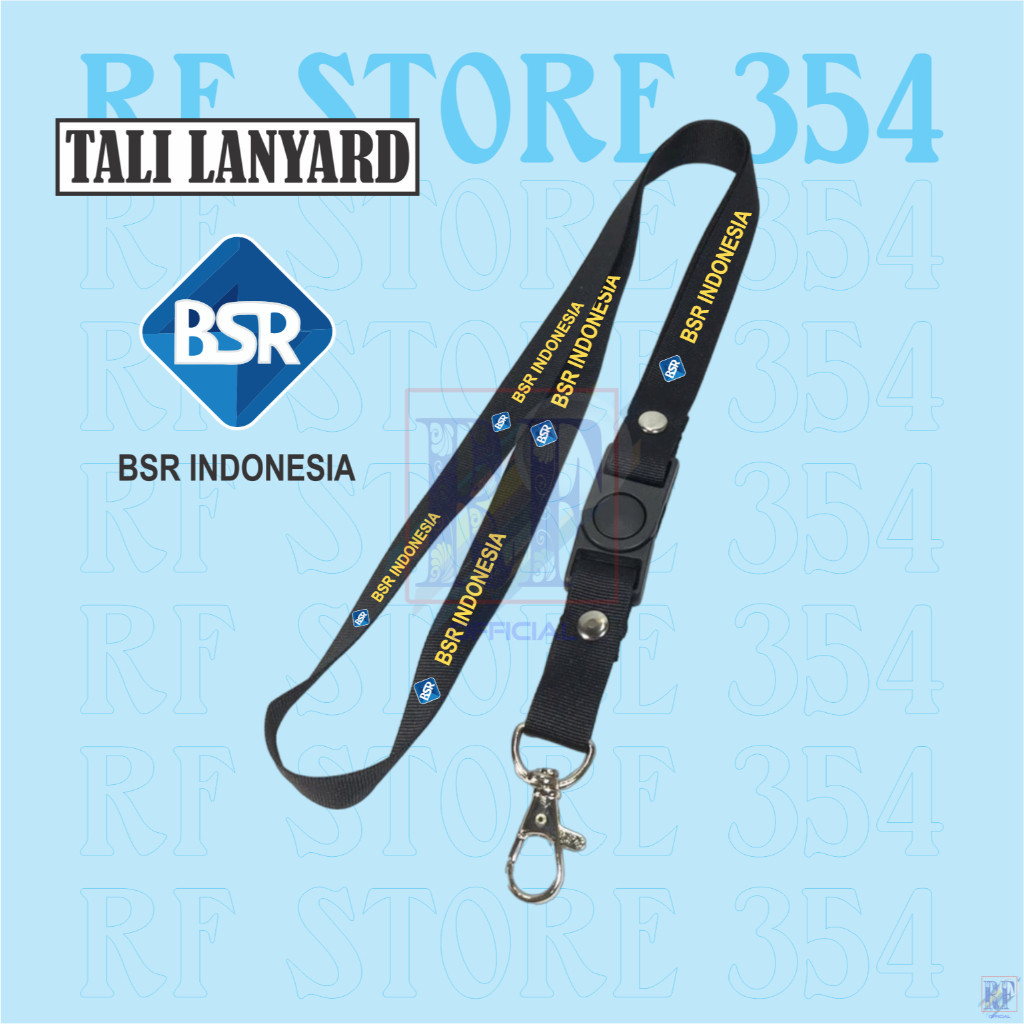 

TALI LANYARD BSRLOGO - TALI ID BSR INDONESIA MNC GROUP CARD GANTUNGAN KUNCI GANTUNGAN FLASHDISK GANTUNGAN NAMETAG TALI LANYARD BEST SELLER COD