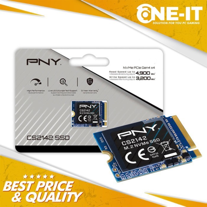 PNY CS2142 M.2 2230 NVMe PCIe Gen4x4 SSD - Cepat dan Handal