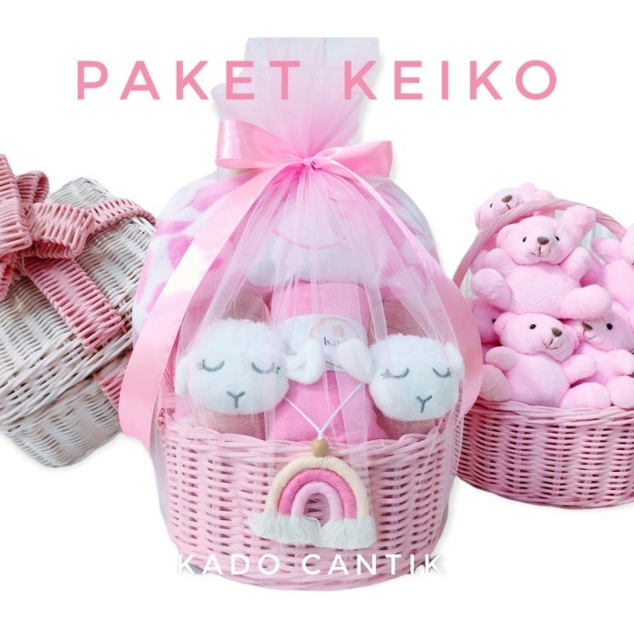 

(NEW) -Parcel bayi Giftset baby Hampers baby Kado kelahiran - keiko pink