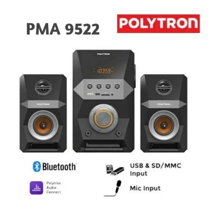 POLYTRON PMA 9522 / PMA9522 SPEAKER BLUETOOTH KARAOKE