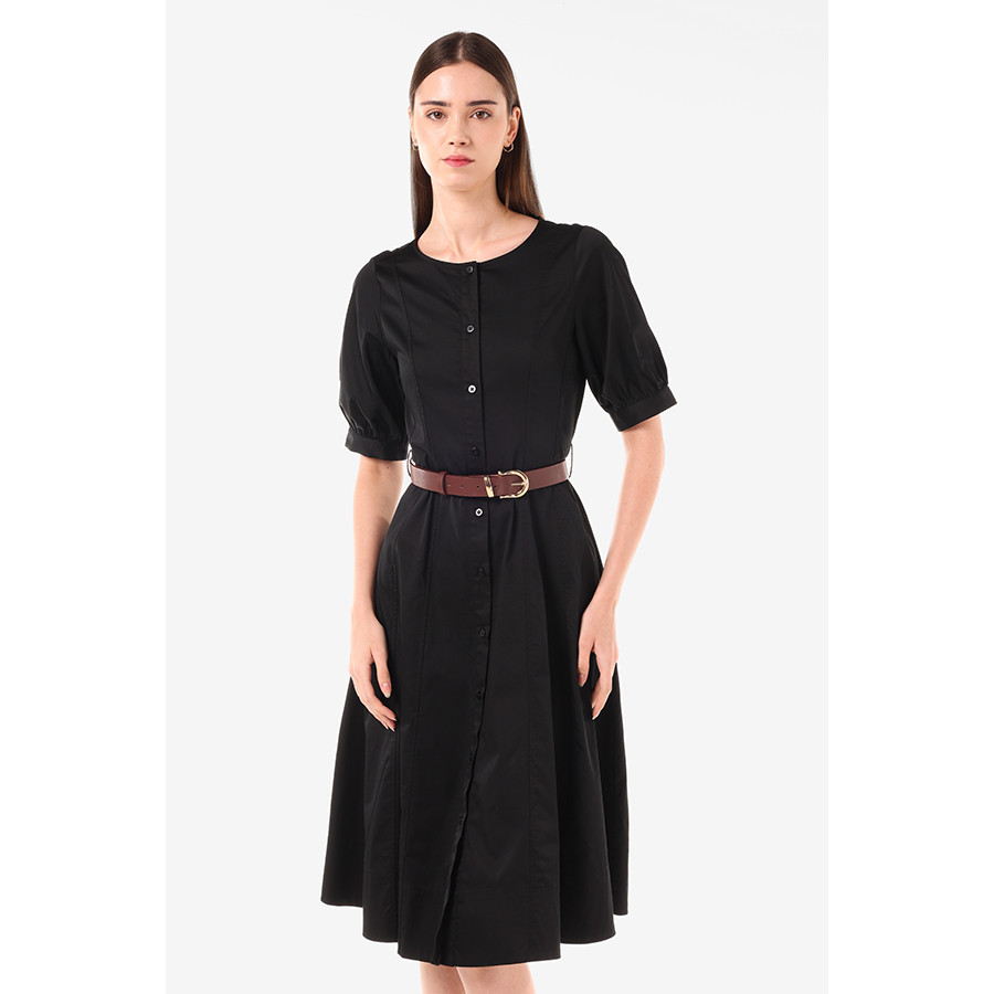 Minimal Agnez Dress Wanita Black