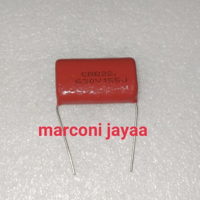 kapasitor miliar CBB22 155J 630V P27 -MU14