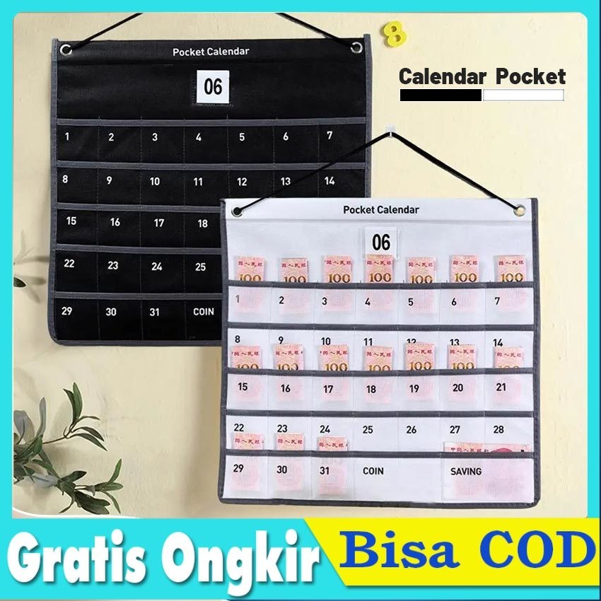 

Tas Penyimpanan Fabric Calendar kalender Kain Aesthetic Tas Penyimpanan kalender Aesthetic kalender Kain Tas