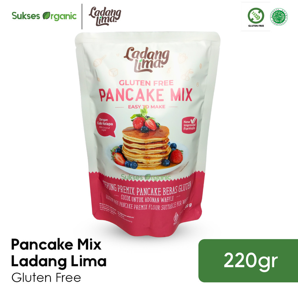 

Gluten Free Pancake Mix | Ladang Lima | 220gr