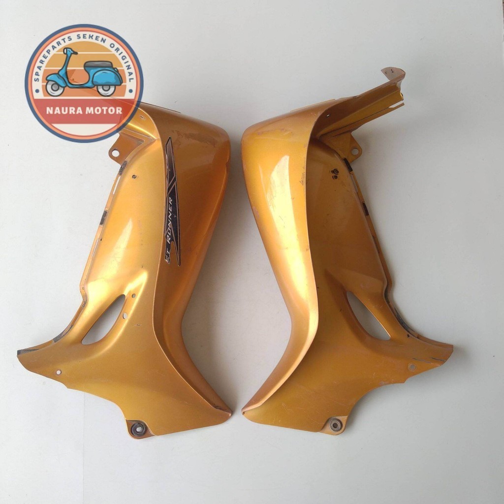 COVER SAYAP SUZUKI SMASH NEW NR R SR 110 2006-2009 WARNA KUNING EMAS  SAYAP SMASH TITAN OLD 110 SEKE