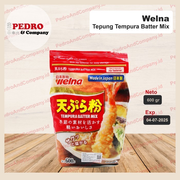 

Sale- Welna - Tempura batter mix/ tepung Jepang untuk tempura (600 gr)