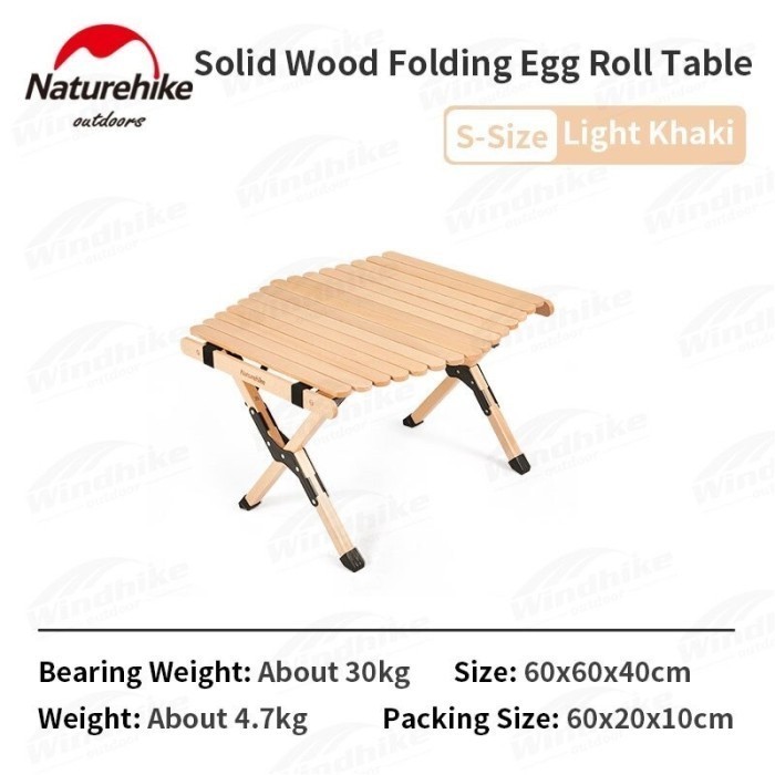 MEJA LIPAT NATUREHIKE NH21JU002 / MEJA KAYU NATUREHIKE