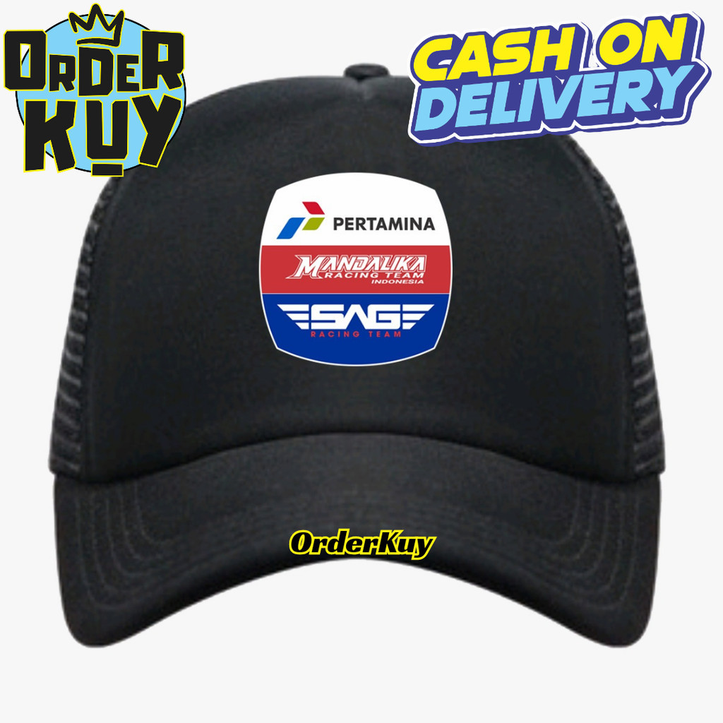 OrderKuy Topi Trucker SIRKUIT MANDALIKA - Topi Distro SIRKUIT MANDALIKA Logo - Topi SIRKUIT MANDALIK